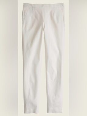 NWOT: J. Crew Martie Pant in Bi-Stretch Cotton, size 8